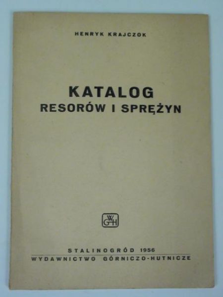 Katalog resorów i sprężyn