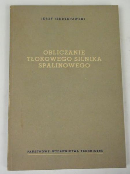 Obliczanie tłokowego silnika spalinowego