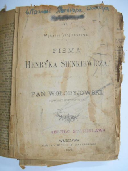 Pan Wołodyjowski, 1896 r.