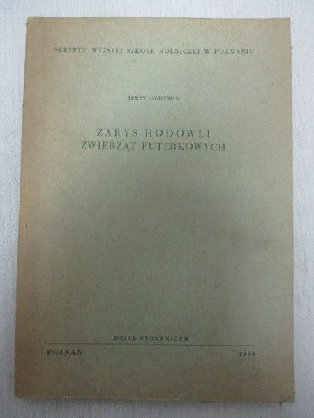 Zarys hodowli zwierząt futerkowych