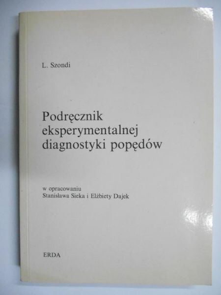 Podręcznik eksperymentalnej diagnostyki popędów