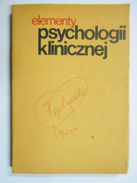 Elementy psychologii klinicznej