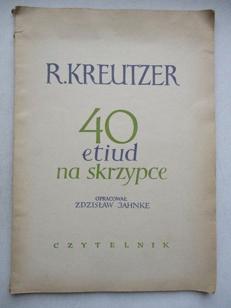 Kreutzer R. – 40 etiud na skrzypce.