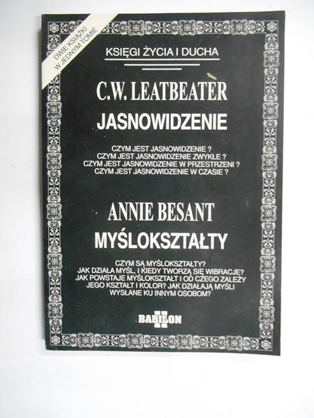 Jasnowidzenie. Myślokształty