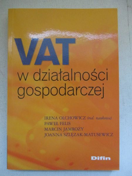 VAT w działaności gospodarczej