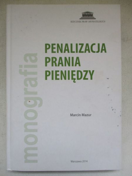 Mazur Marcin - Penalizacja prania pieniędzy