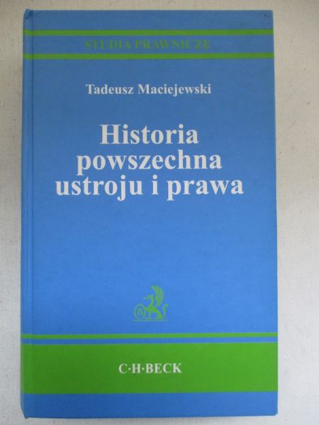 Historia powszechna ustroju i prawa