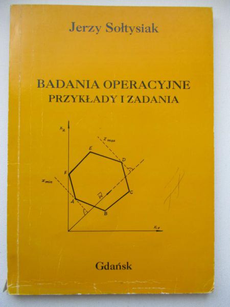 Badania operacyjne. Przykłady i zadania