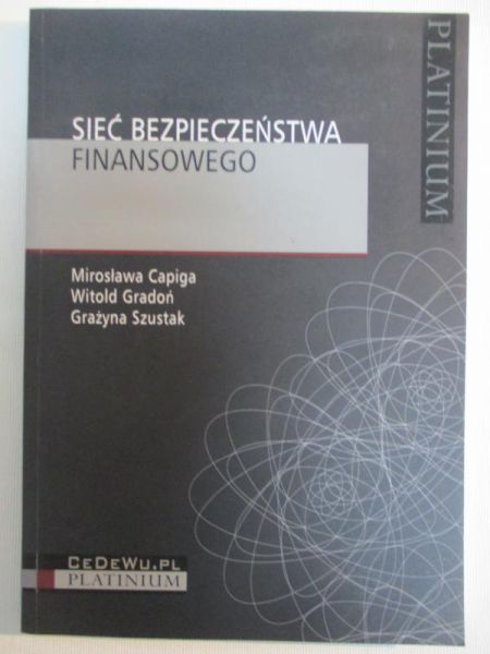 Capiga Mirosława - Sieć bezpieczeństwa finansowego