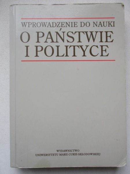 Wprowadzenie do nauki o państwie i polityce