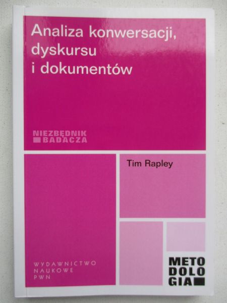 Analiza konwersacji, dyskursu i dokumentów