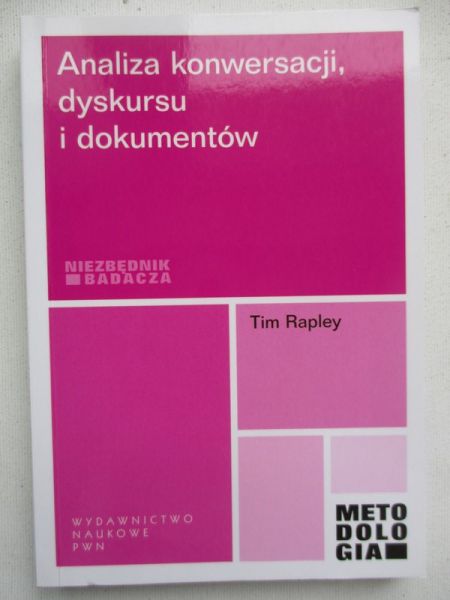 Analiza konwersacji, dyskursu i dokumentów