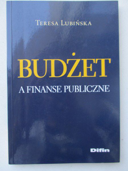 Lubińska Teresa - Budżet a finanse publiczne
