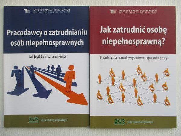 Zatrudnianie osób niepełnosprawnych - 2 książki
