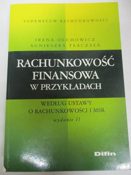 Rachunkowość finansowa w przykładach