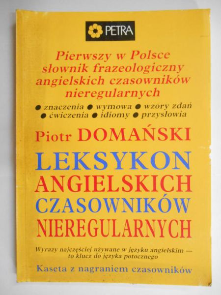 Leksykon angielskich czasowników nieregularnych