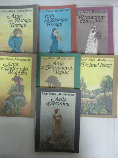 Ania z Zielonego Wzgórza, 7 książek