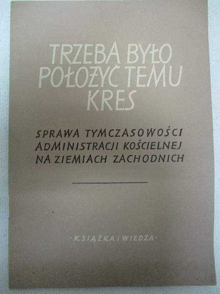 Trzeba było położyć temu kres