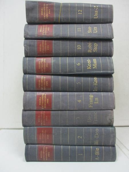 Wielka encyklopedia PWN, Tom I-VI, X-XII