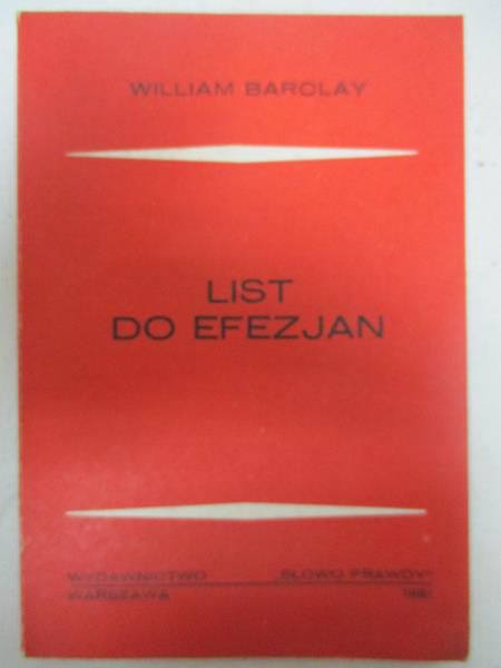 Barclay William - List do Efezjan