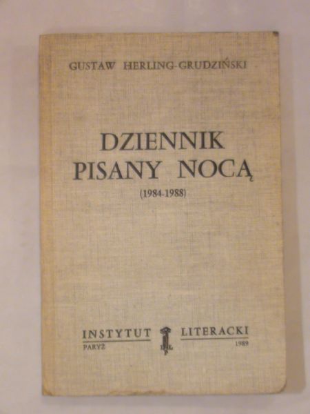 Dziennik pisany nocą 1984-1988