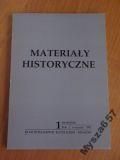MATERIAŁY HISTORYCZNE Nr I wrzesień 1991