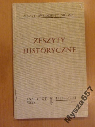 ZESZYTY HISTORYCZNE 27 Biblioteka Kultury 241