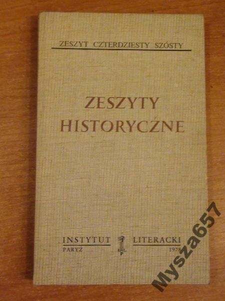 ZESZYTY HISTORYCZNE 46 Biblioteka Kultury 298