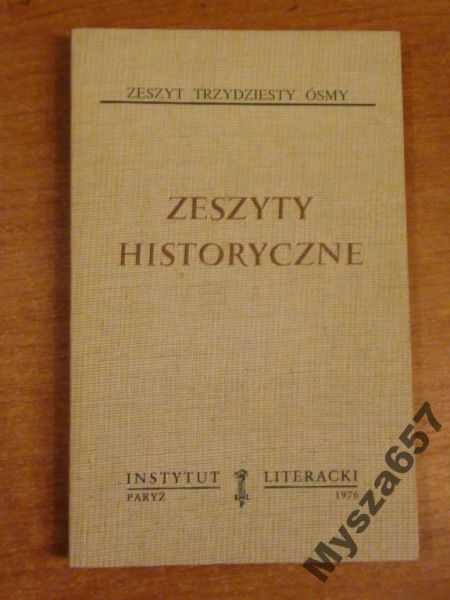 ZESZYTY HISTORYCZNE 38 Biblioteka Kultury 268