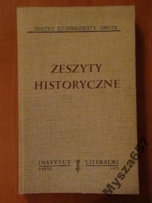 ZESZYTY HISTORYCZNE 42 Biblioteka Kultury 284
