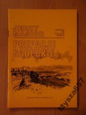 PREFACJE SĄDECKA Wiersze na 700-lecie