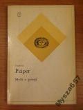 TADEUSZ PEIPER Myśli o poezji