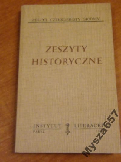 ZESZYTY HISTORYCZNE 47 Biblioteka Kultury 301