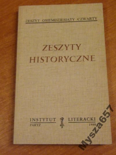 ZESZYTY HISTORYCZNE 84 Biblioteka Kultury 441