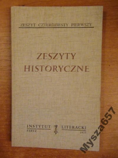 ZESZYTY HISTORYCZNE 41 Biblioteka Kultury 279
