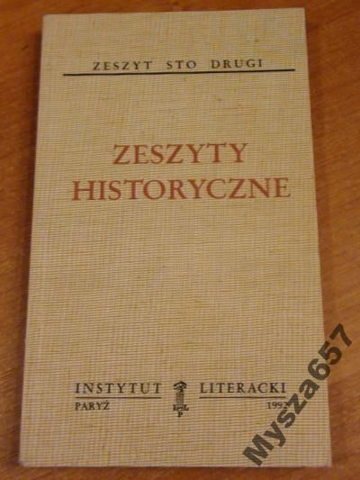 ZESZYTY HISTORYCZNE 104 Biblioteka Kultury 480