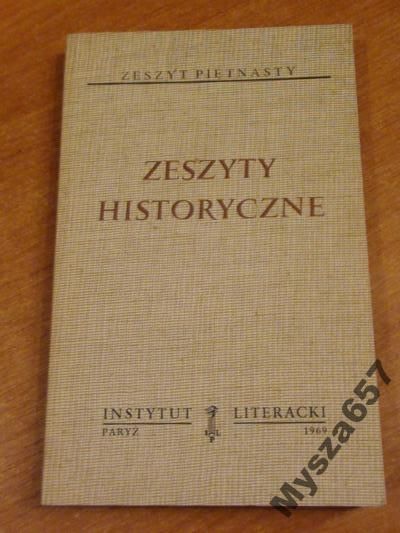 ZESZYTY HISTORYCZNE 8 Biblioteka Kultury 117