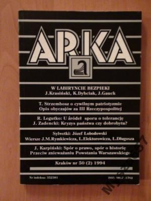 ARKA  NR 50 2/1994 Literatura-Historia-Polityka
