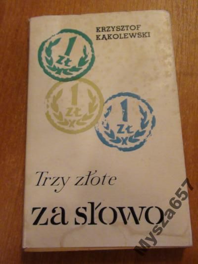Trzy Złote Za Słowo