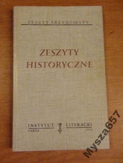 ZESZYTY HISTORYCZNE 30 Biblioteka Kultury 250