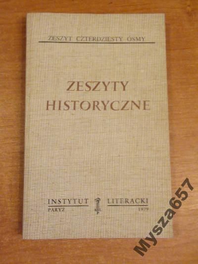 ZESZYTY HISTORYCZNE 48 Biblioteka Kultury 305