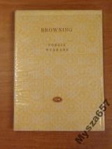 ROBERT BROWNING Poezje wybrane Biblioteka Poetów