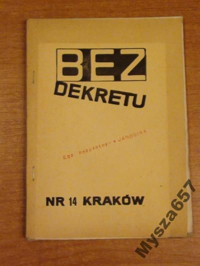 Bez Dekretu Nr 14 Pismo Członków Solidarności
