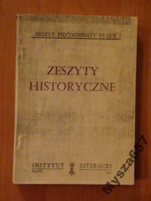 ZESZYTY HISTORYCZNE 55 Biblioteka Kultury 334