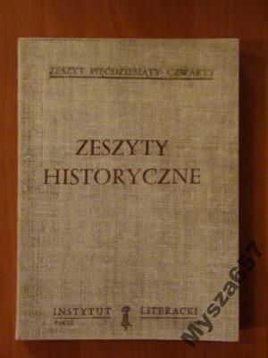 ZESZYTY HISTORYCZNE 54 Biblioteka Kultury 323