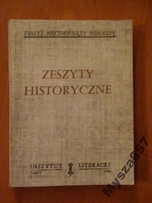 ZESZYTY HISTORYCZNE 51 Biblioteka Kultury 314