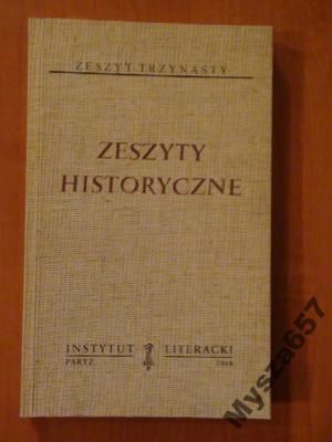 ZESZYTY HISTORYCZNE 13 Biblioteka Kultury 153