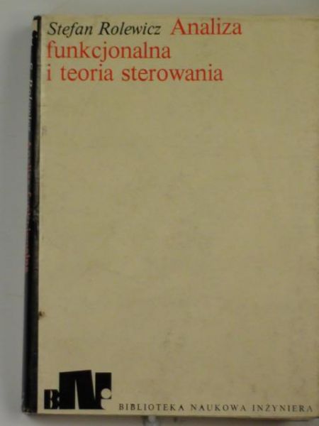 Analiza funkcjonalna i teoria sterowania