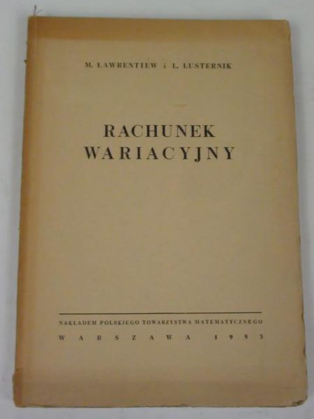 Ławrentiew M. ,   - Rachunek wariacyjny
