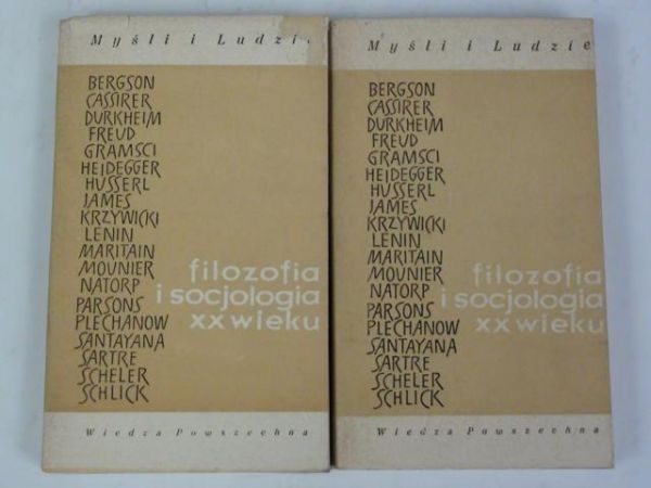 Filozofia i socjologia XX wieku Tom  I-II